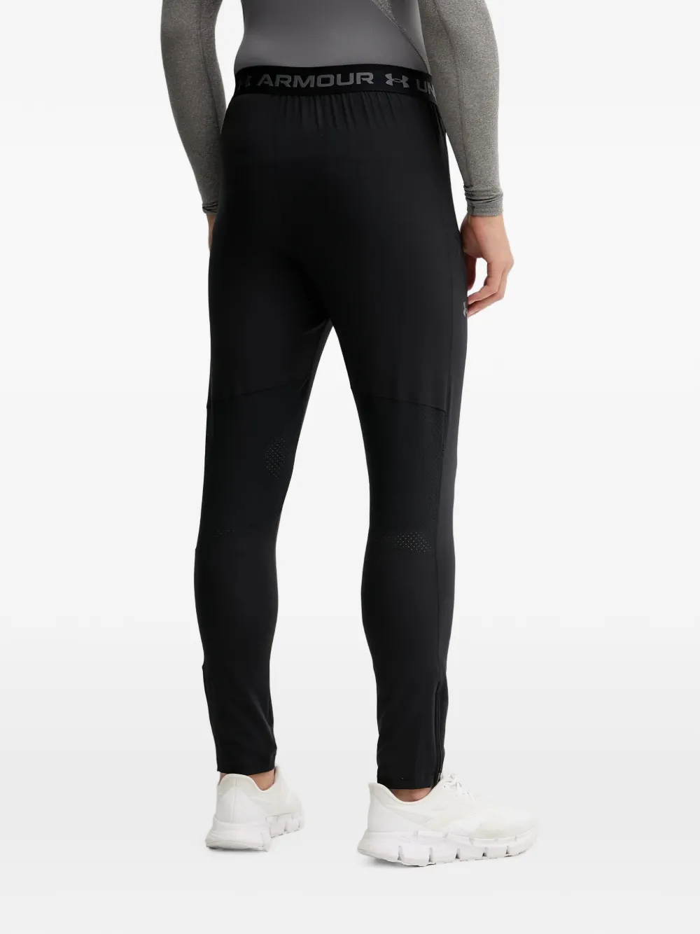 Under Armour logo-waistband track pants Zwart