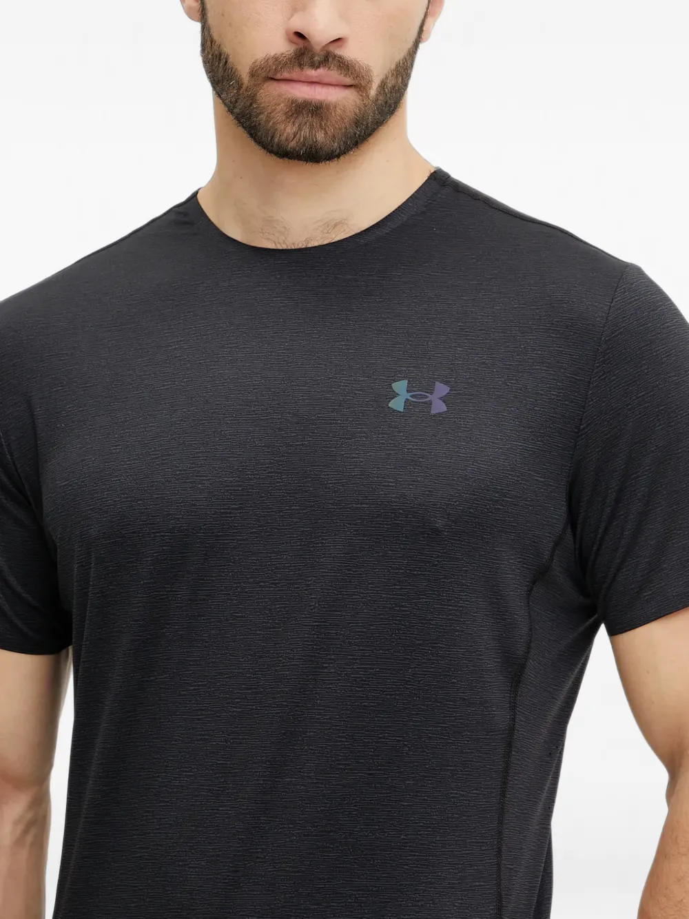 Under Armour Vanish Elite training-T-shirt met logo-print en korte mouwen Zwart