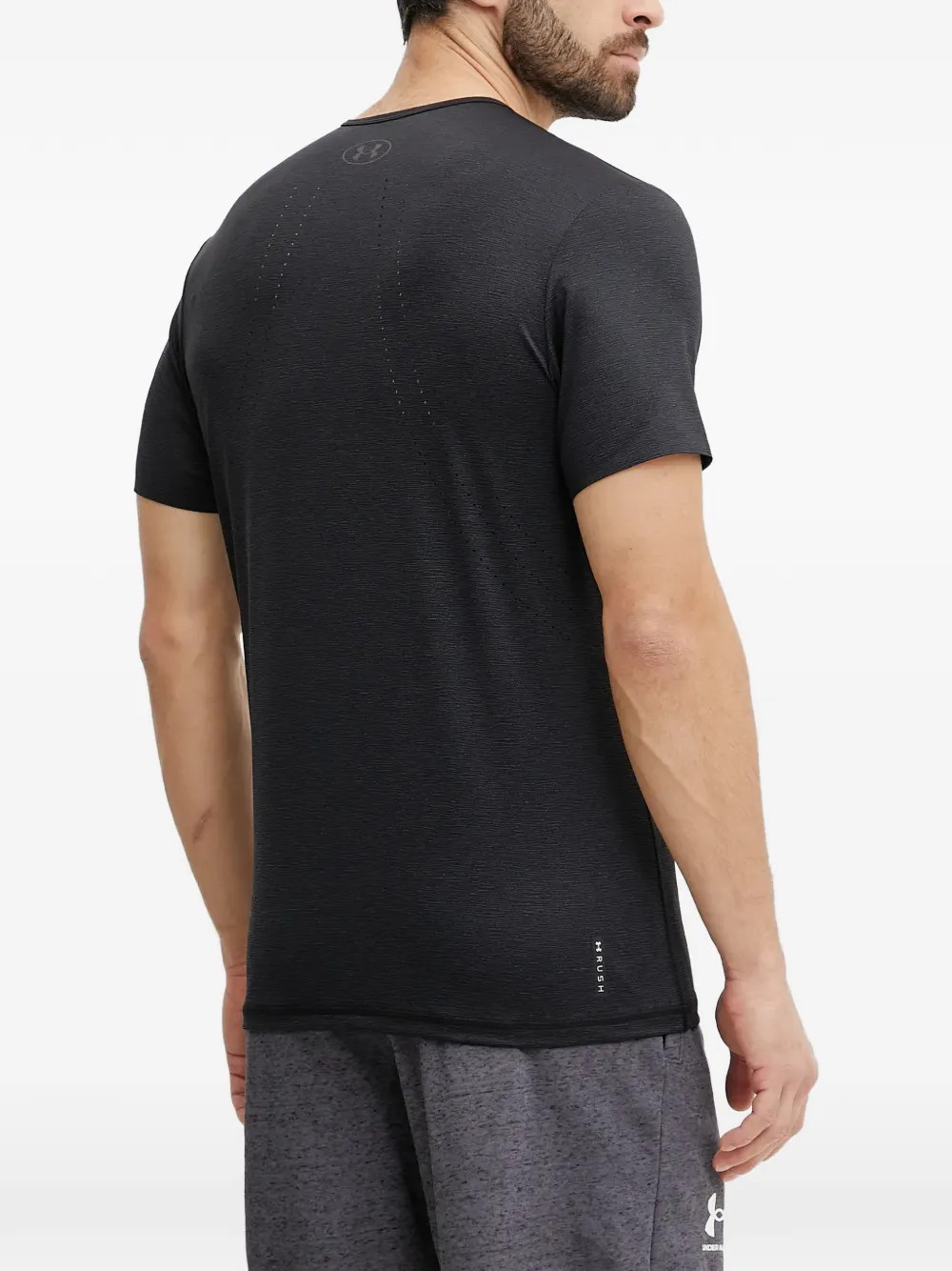 Under Armour Vanish Elite training-T-shirt met logo-print en korte mouwen Zwart