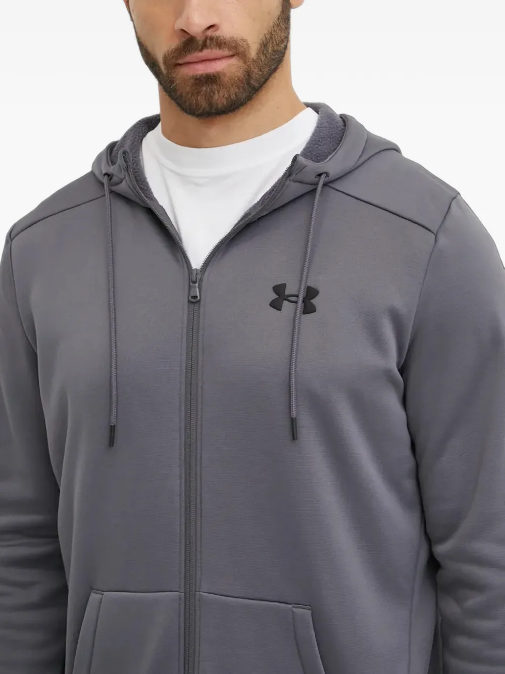Under Armour Hoodie met rits Grijs