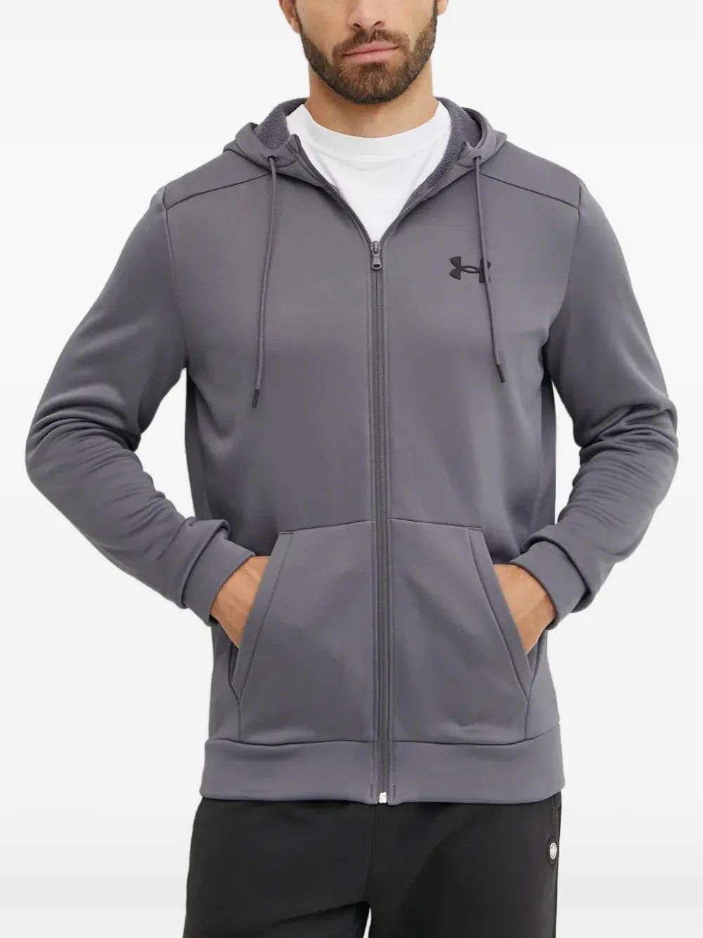 Under Armour logo zip hoodie