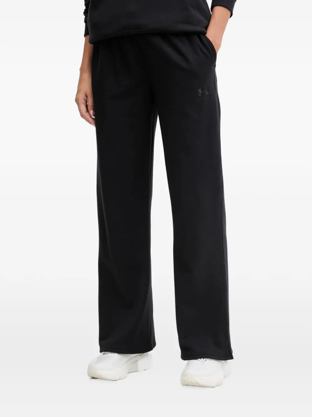 Under Armour Icon Vida logo-embroidered wide-leg track pants