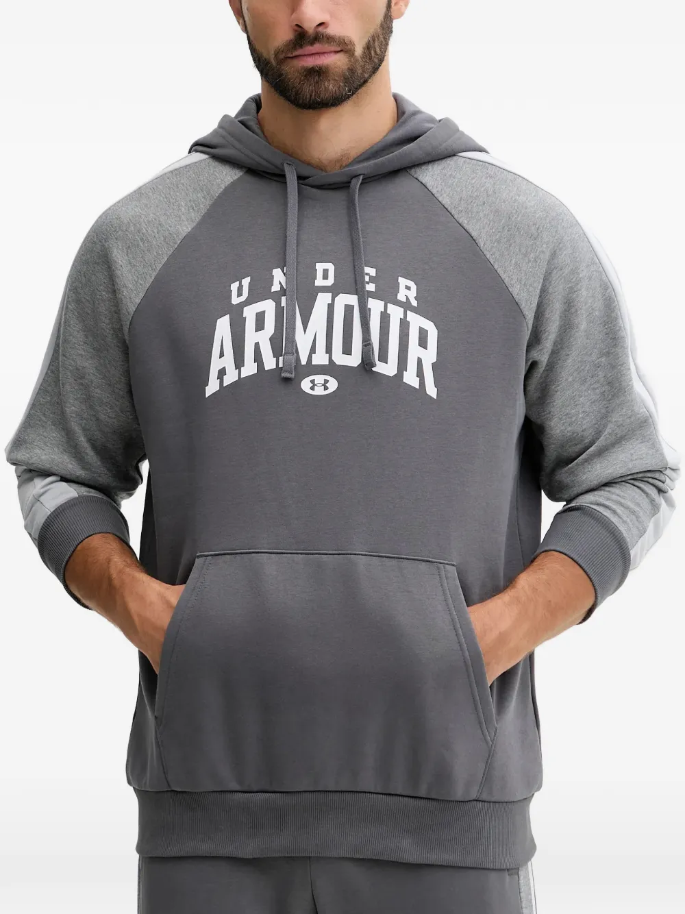 Under Armour Rival colour-block hoodie