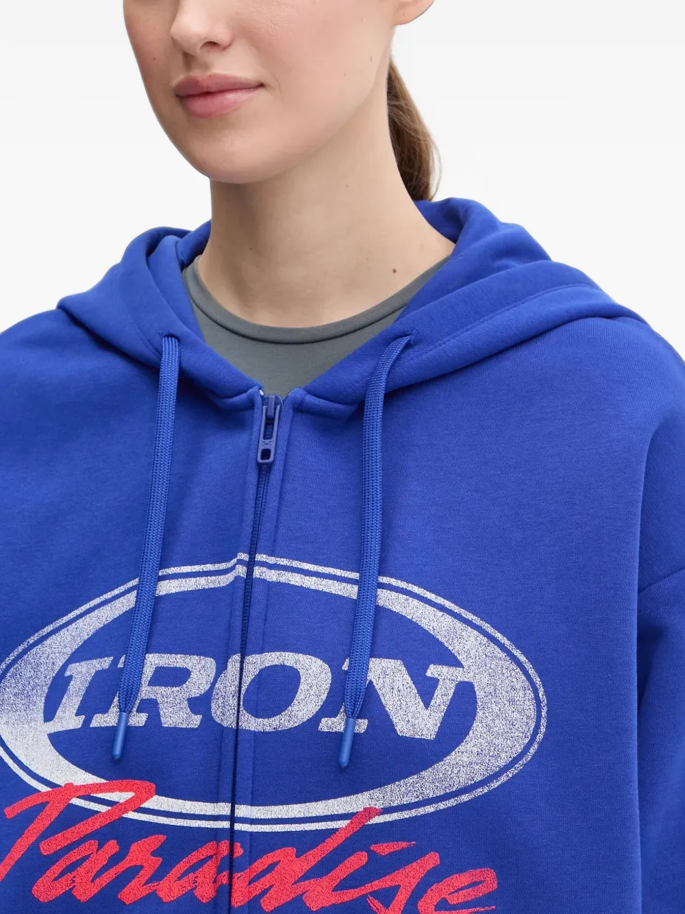 Under Armour zip-up hoodie Blauw