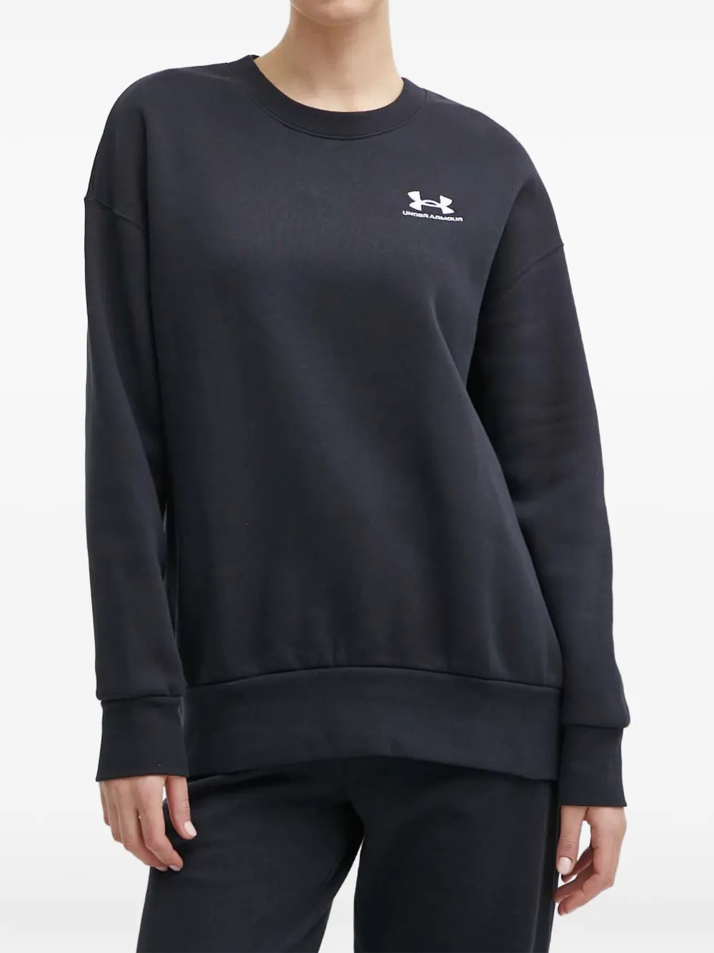 Under Armour Icon logo-print sweatshirt - Nero