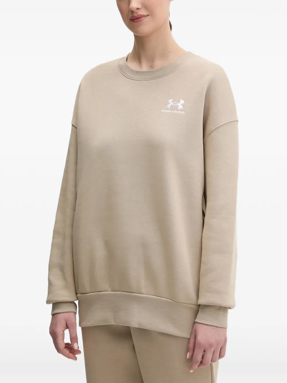 Under Armour logo oversized sweatshirt - Toni neutri