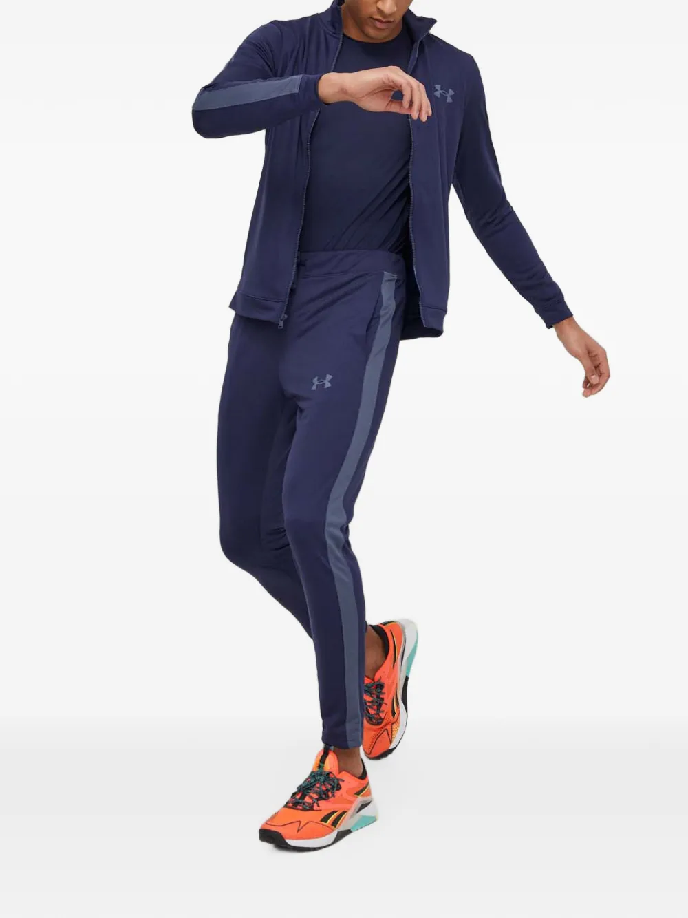 Under Armour Trainingspak met logoprint Blauw