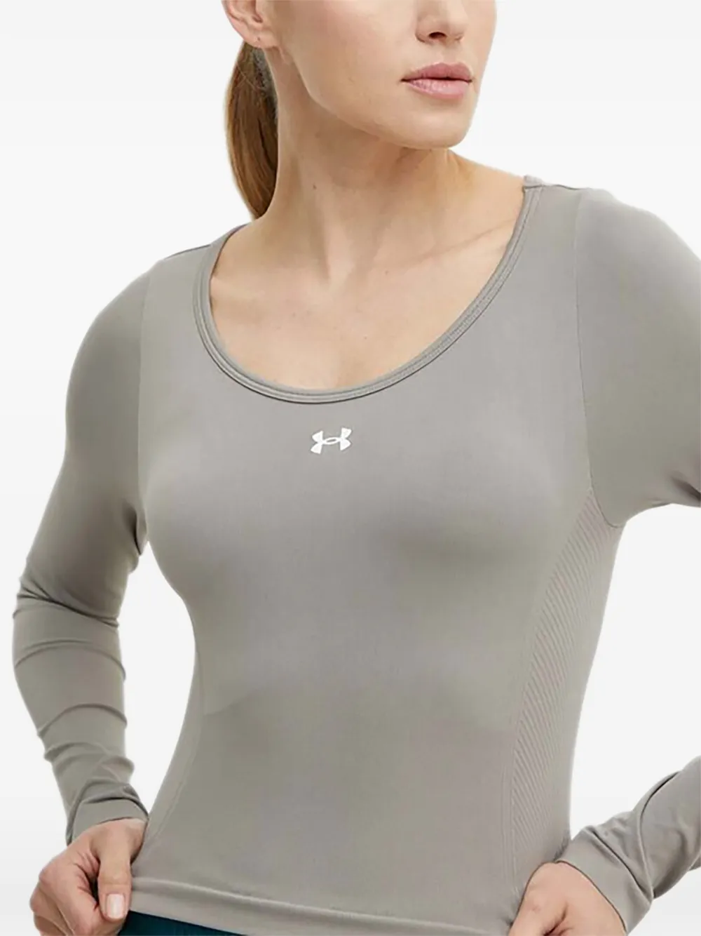 Under Armour Train Seamless top met lange mouwen Grijs