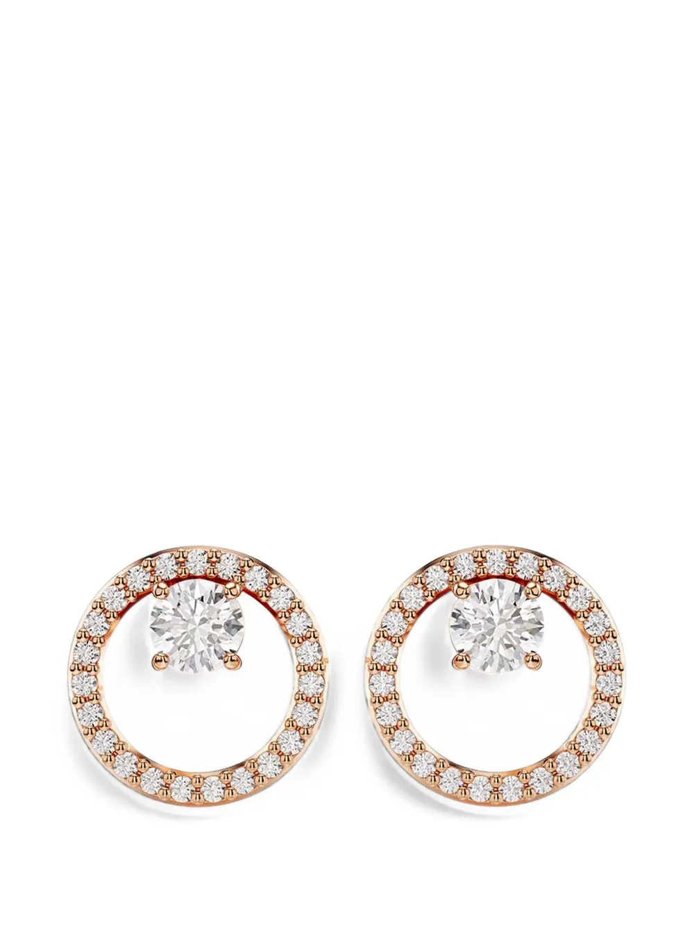 Swarovski Constella crystal-embellished earrings - Rosa