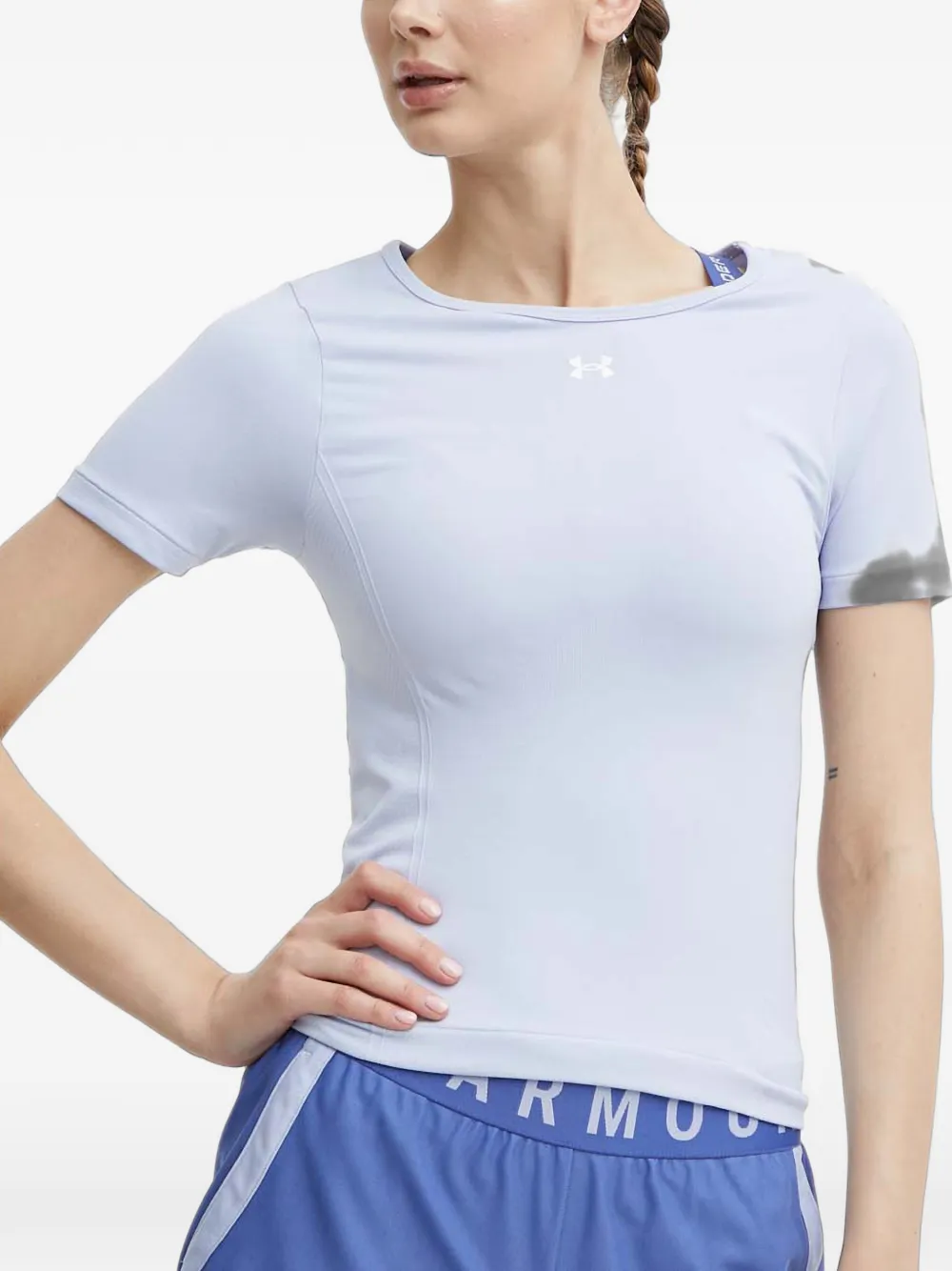 Under Armour T-shirt met logo Paars