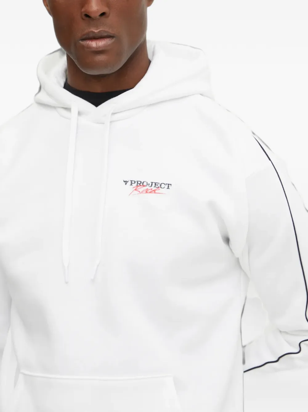 Under Armour Project Rock hoodie met print Wit