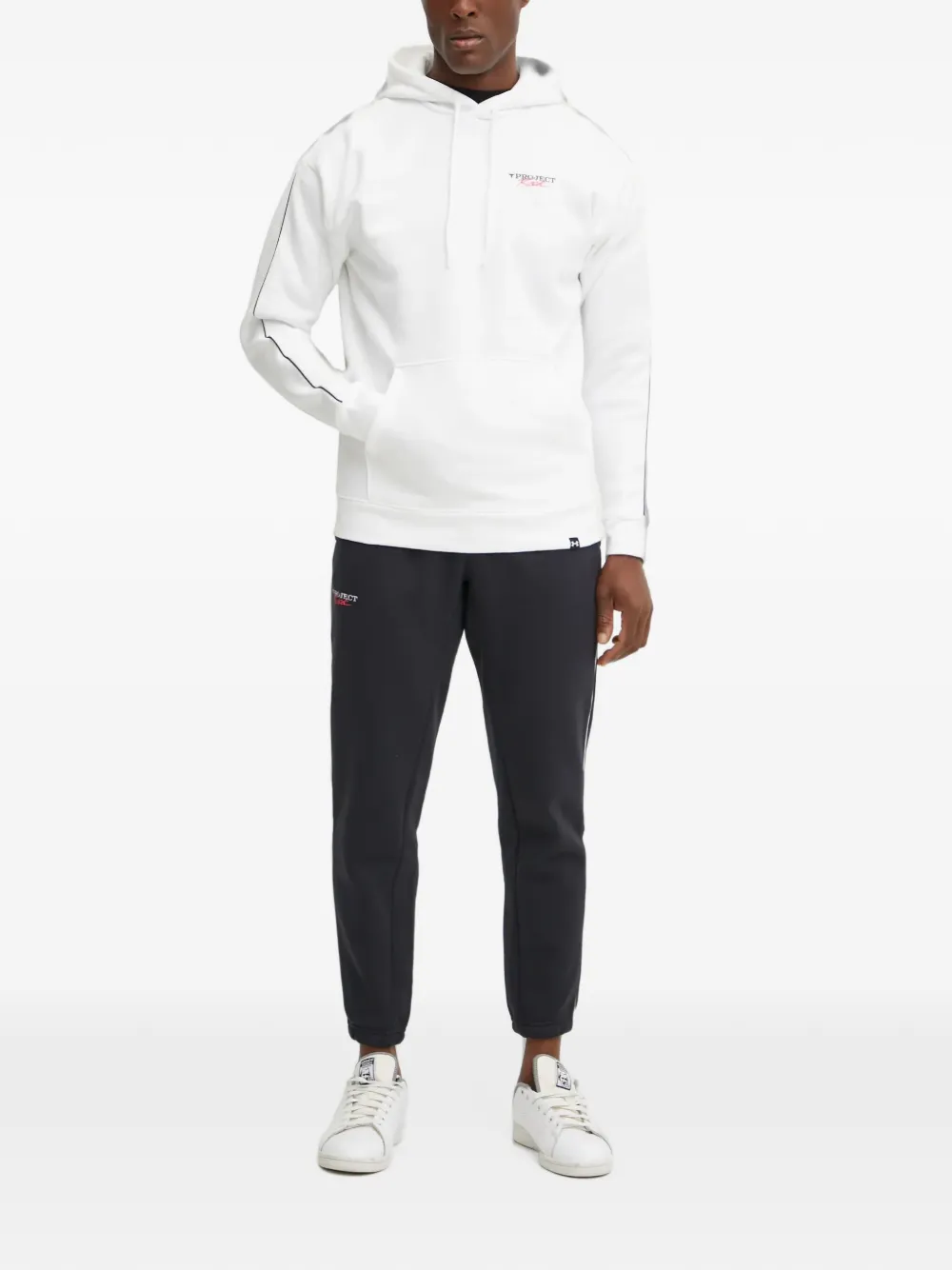 Under Armour Project Rock hoodie met print Wit