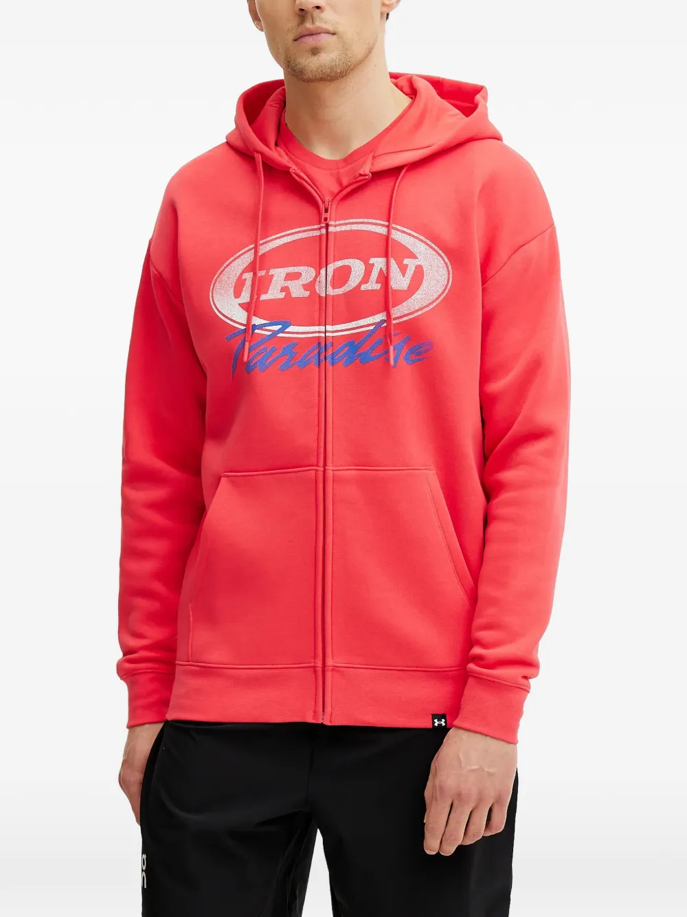 Under Armour print zip-up hoodie