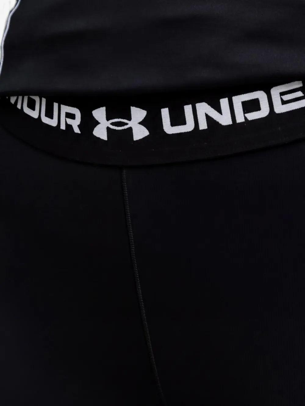 Under Armour ColdGear legging met logoband Zwart