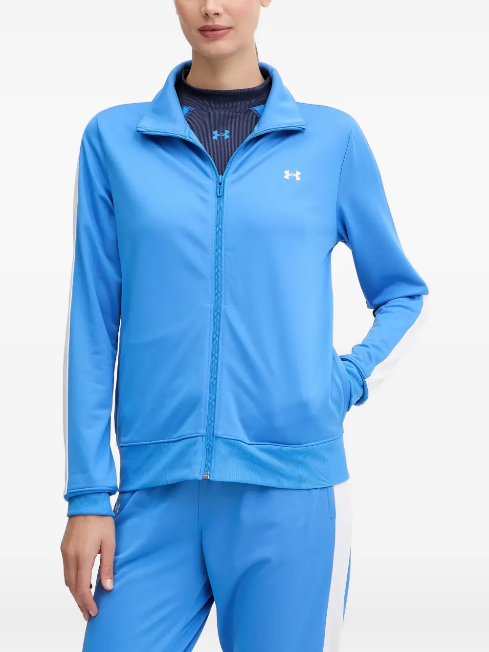 Under Armour Tuta sportiva con banda laterale - Blu