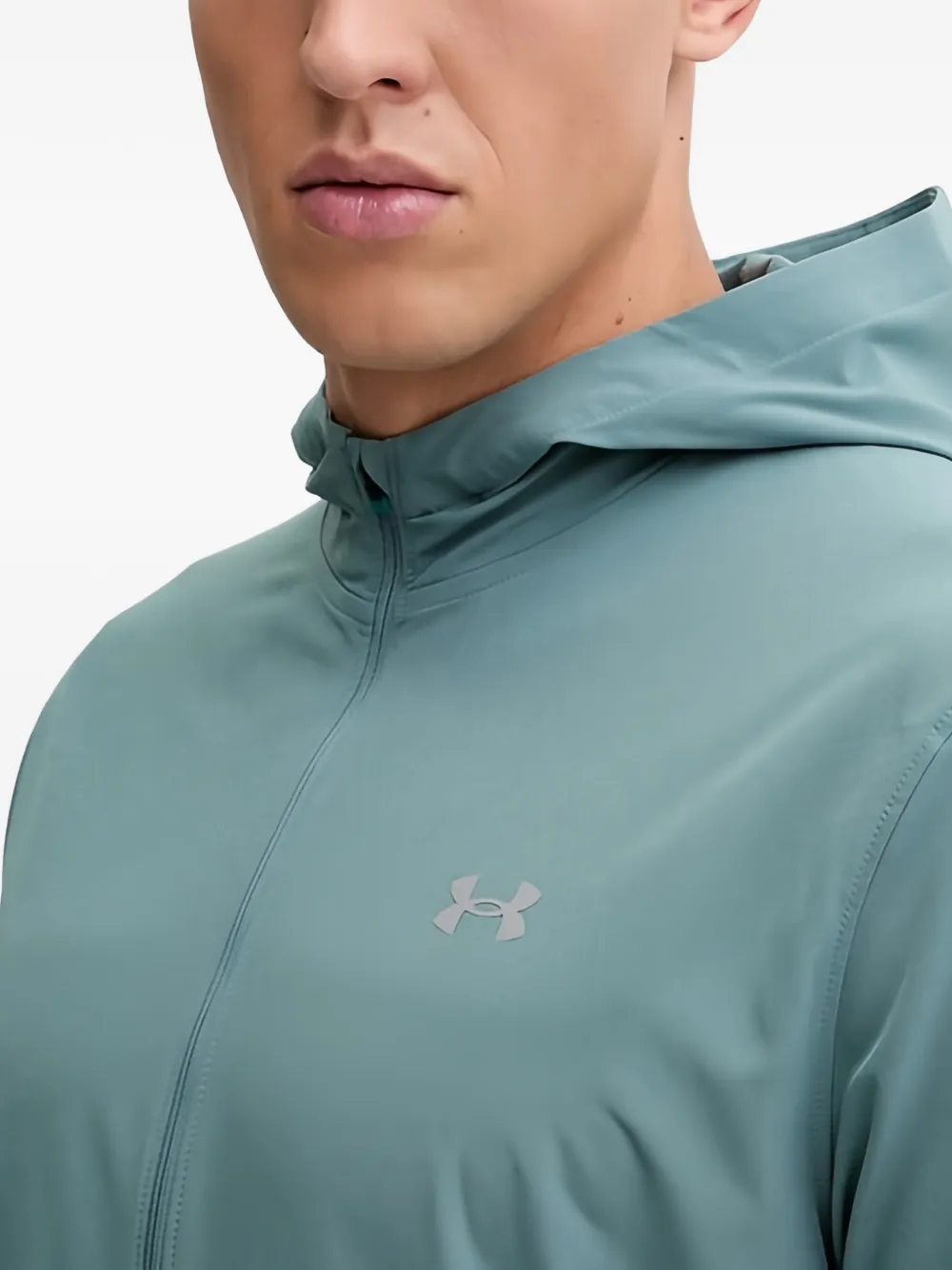 Under Armour Jack met capuchon en grafische print Blauw