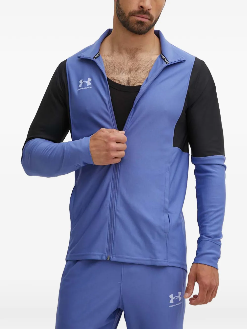 Under Armour colour-block logo-print tracksuit (set of two)