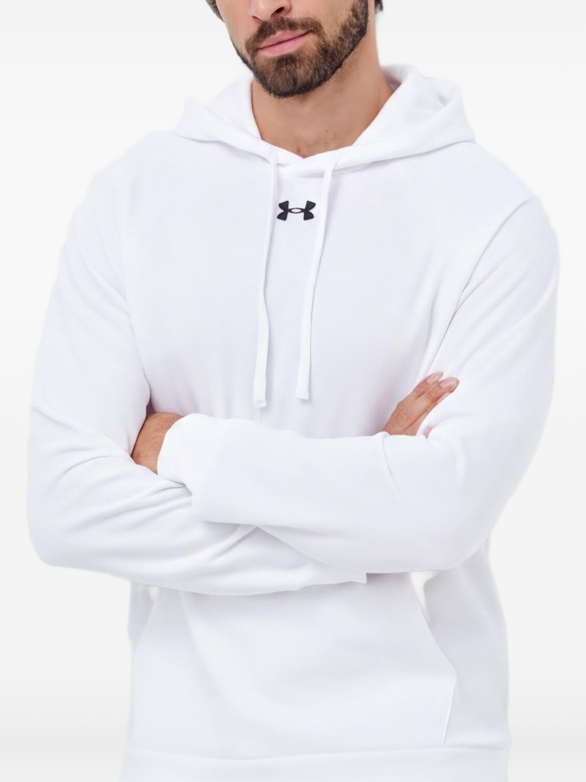 logo-embroidered hoodie - Image 1