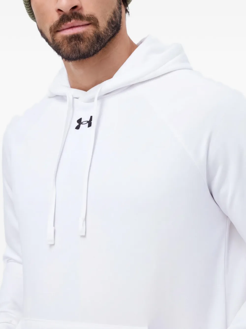 Under Armour Hoodie met geborduurd logo Wit