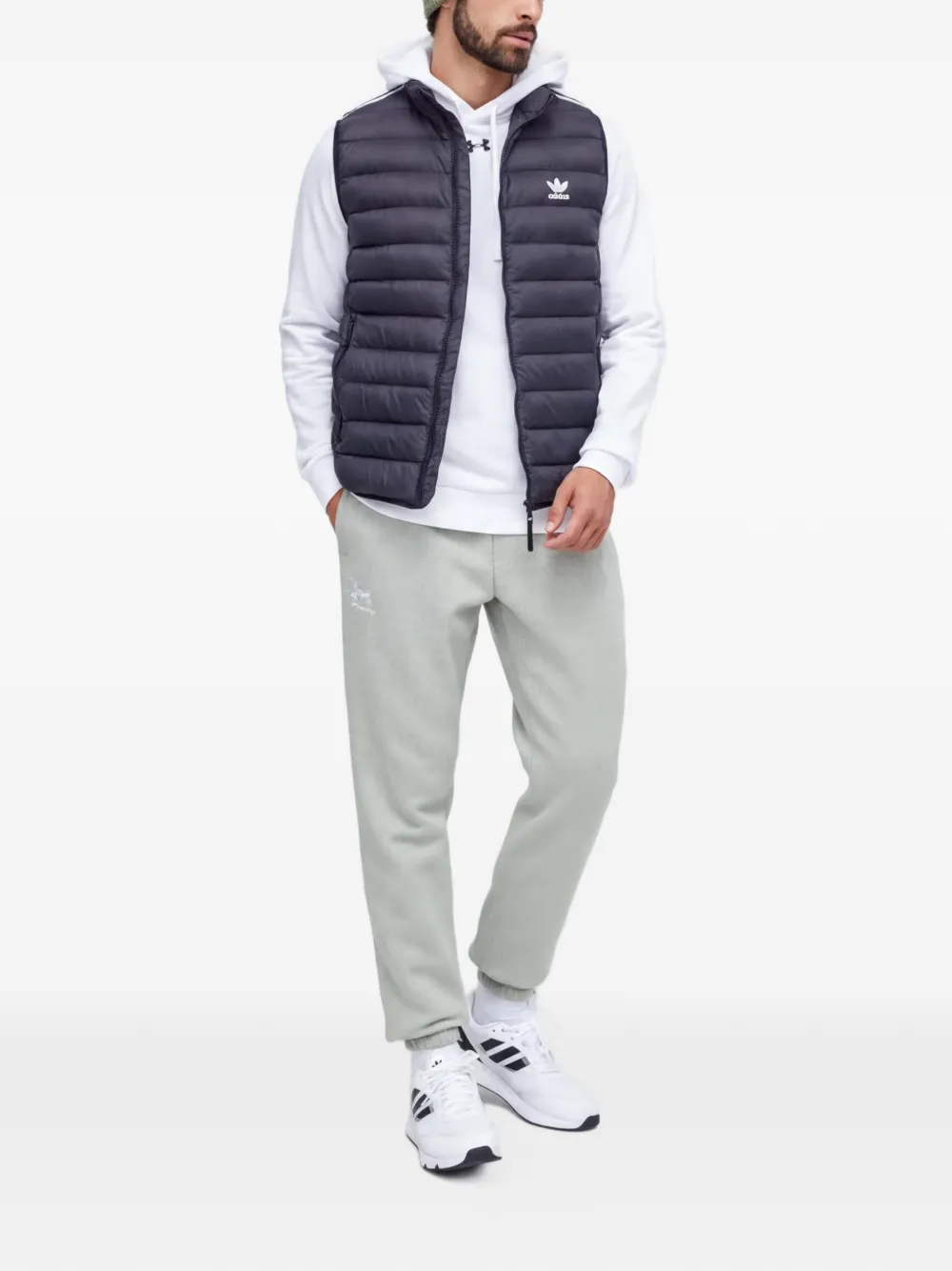 Under Armour Hoodie met geborduurd logo Wit