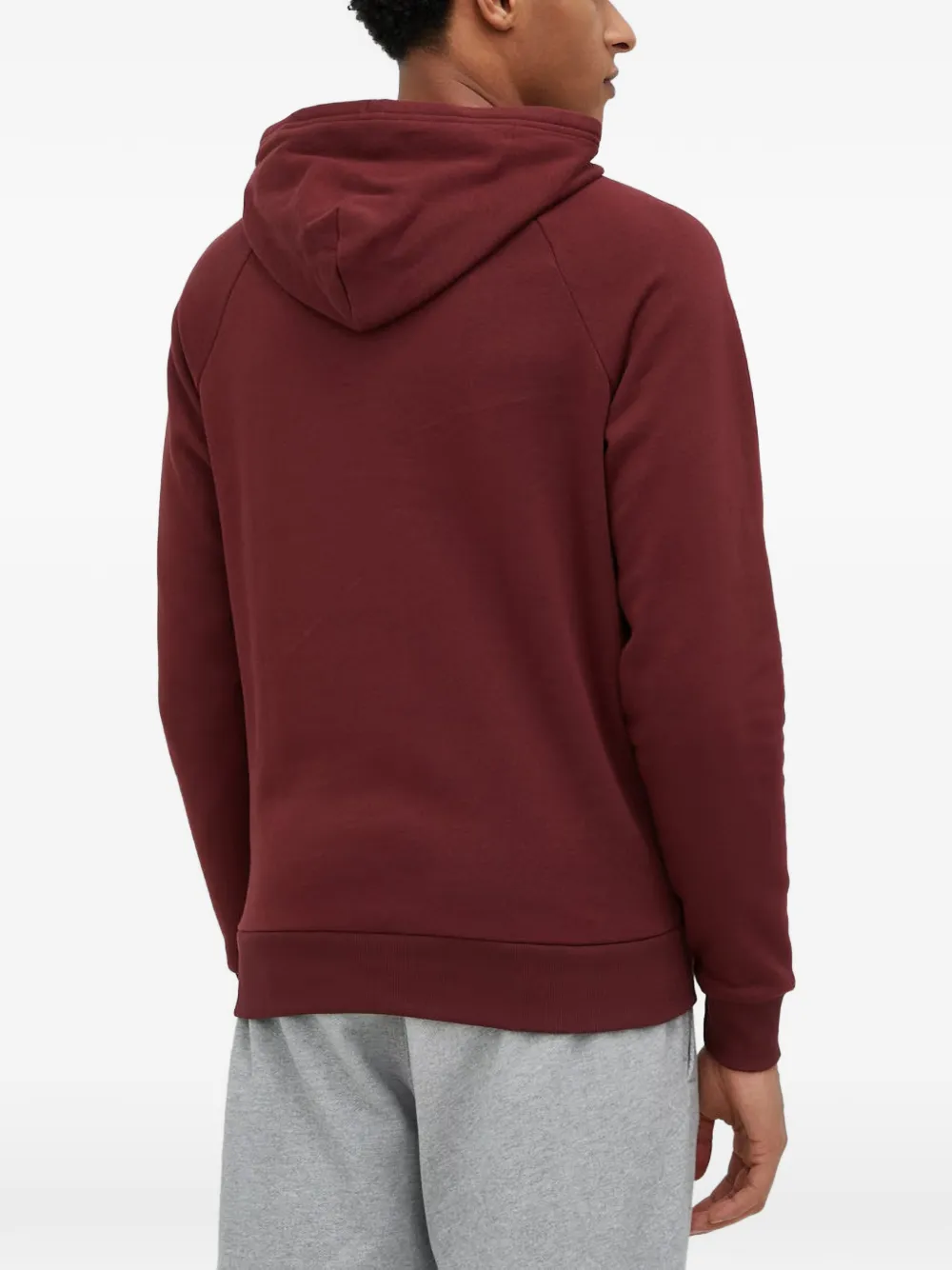 Under Armour Hoodie met logopatch Rood