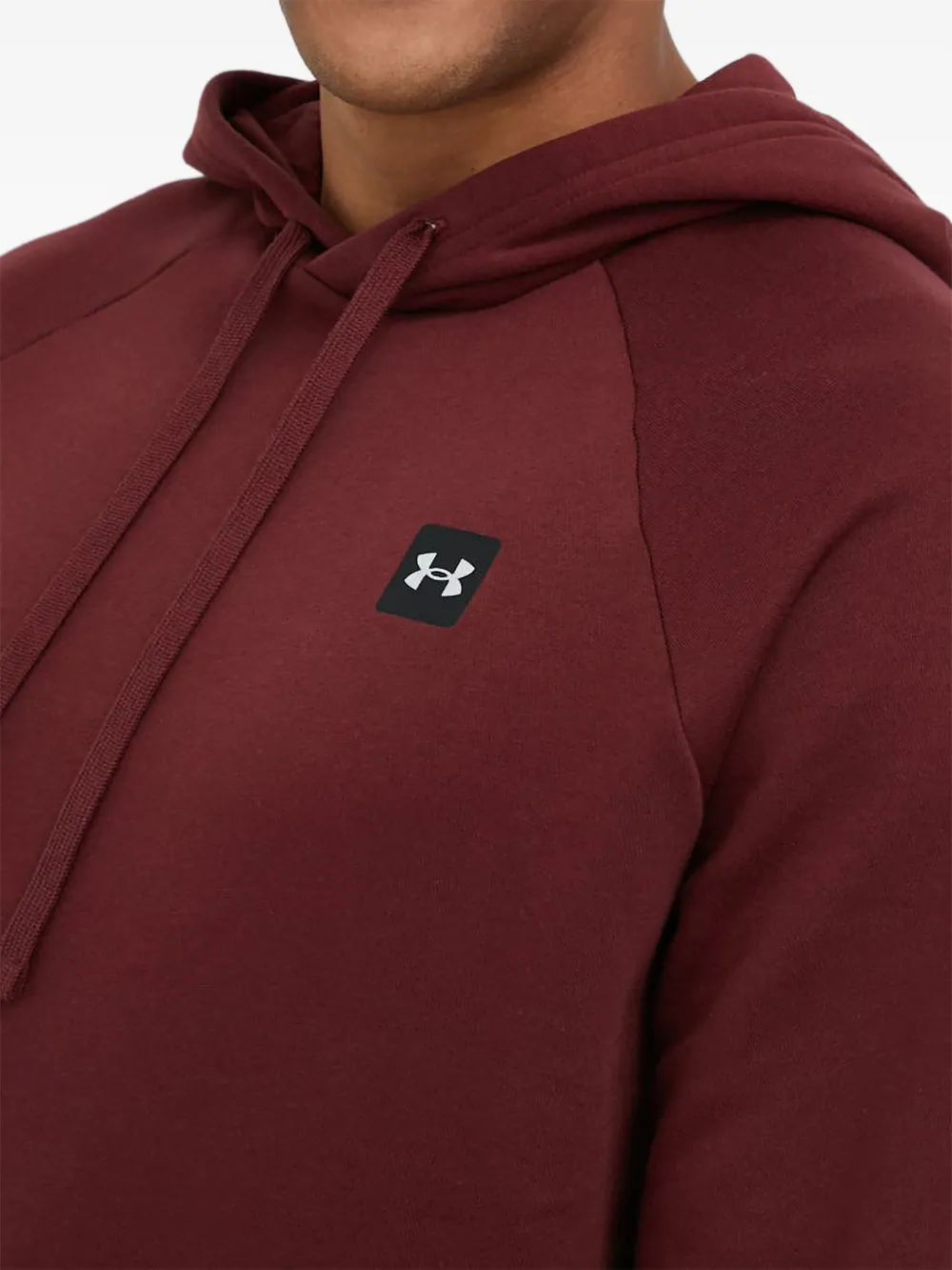Under Armour Hoodie met logopatch Rood