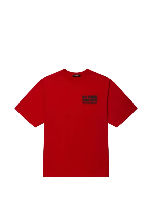 Willy Chavarria Fashion Services Short-sleeve T-shirt in Red