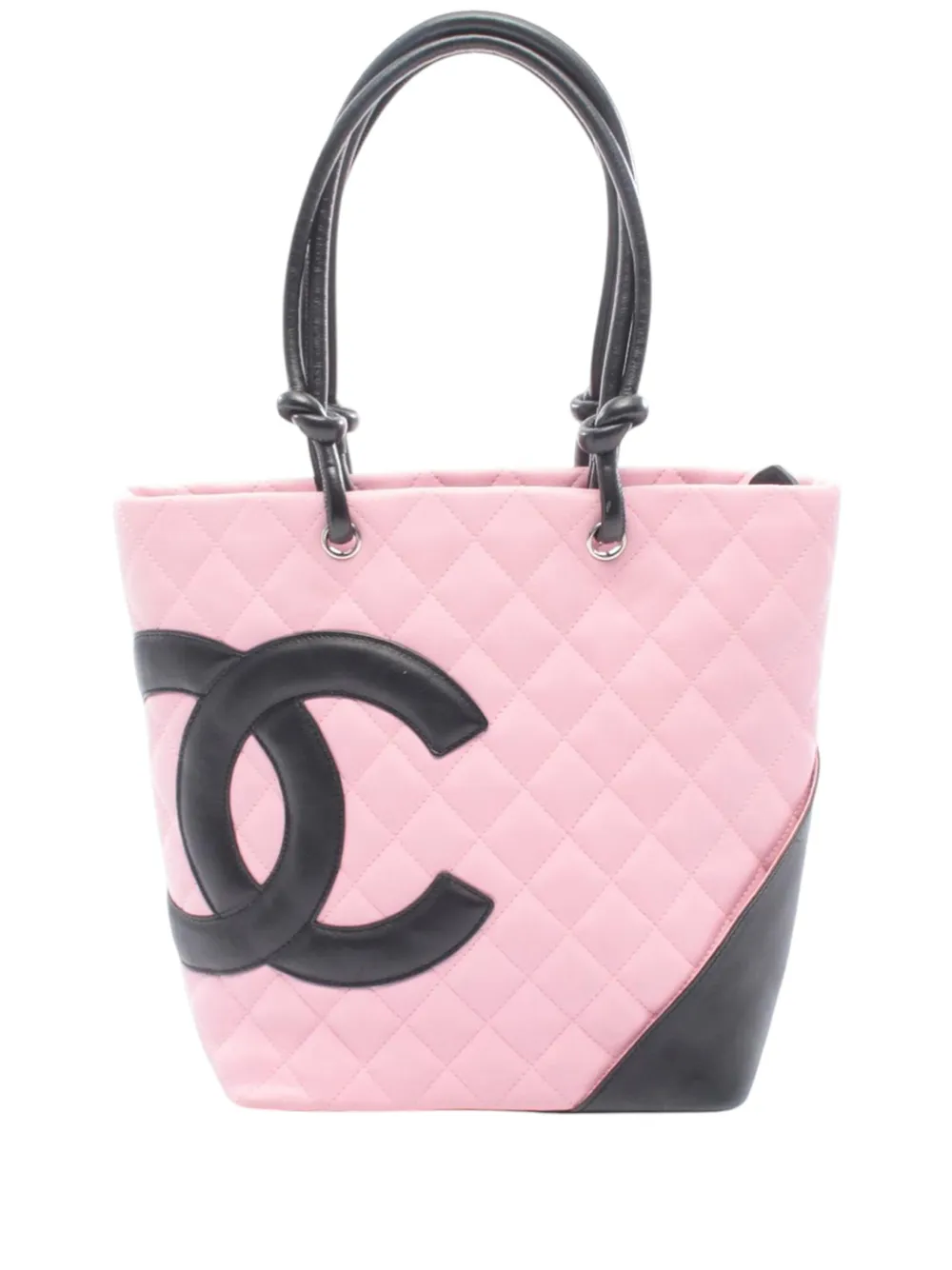 CHANEL Pre-Owned 2004-2005 Medium Lambskin Cambon Ligne tote bag - Rosa