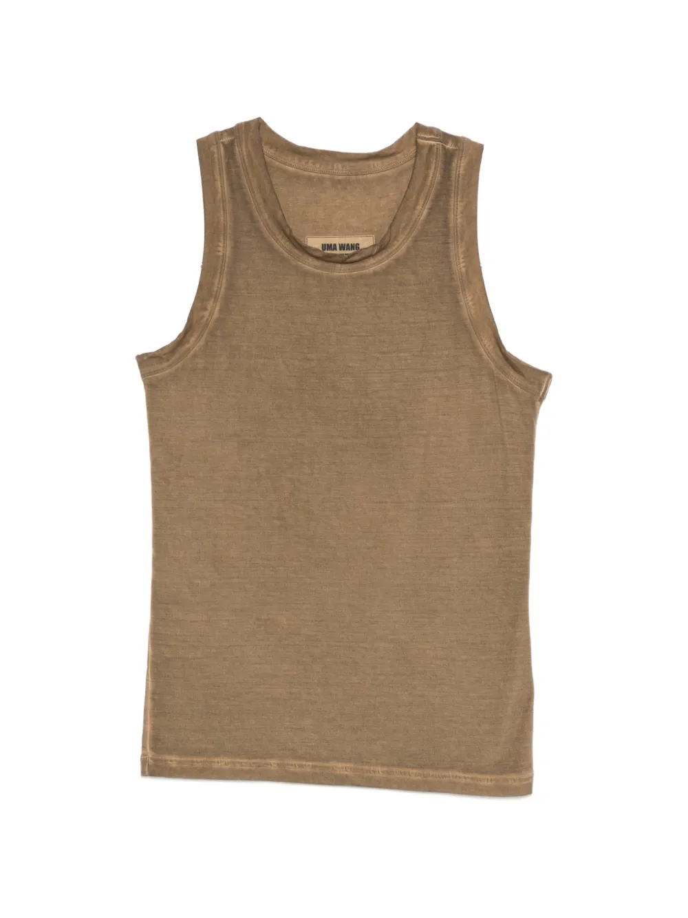 Uma Wang round-neck tank top - Marrone