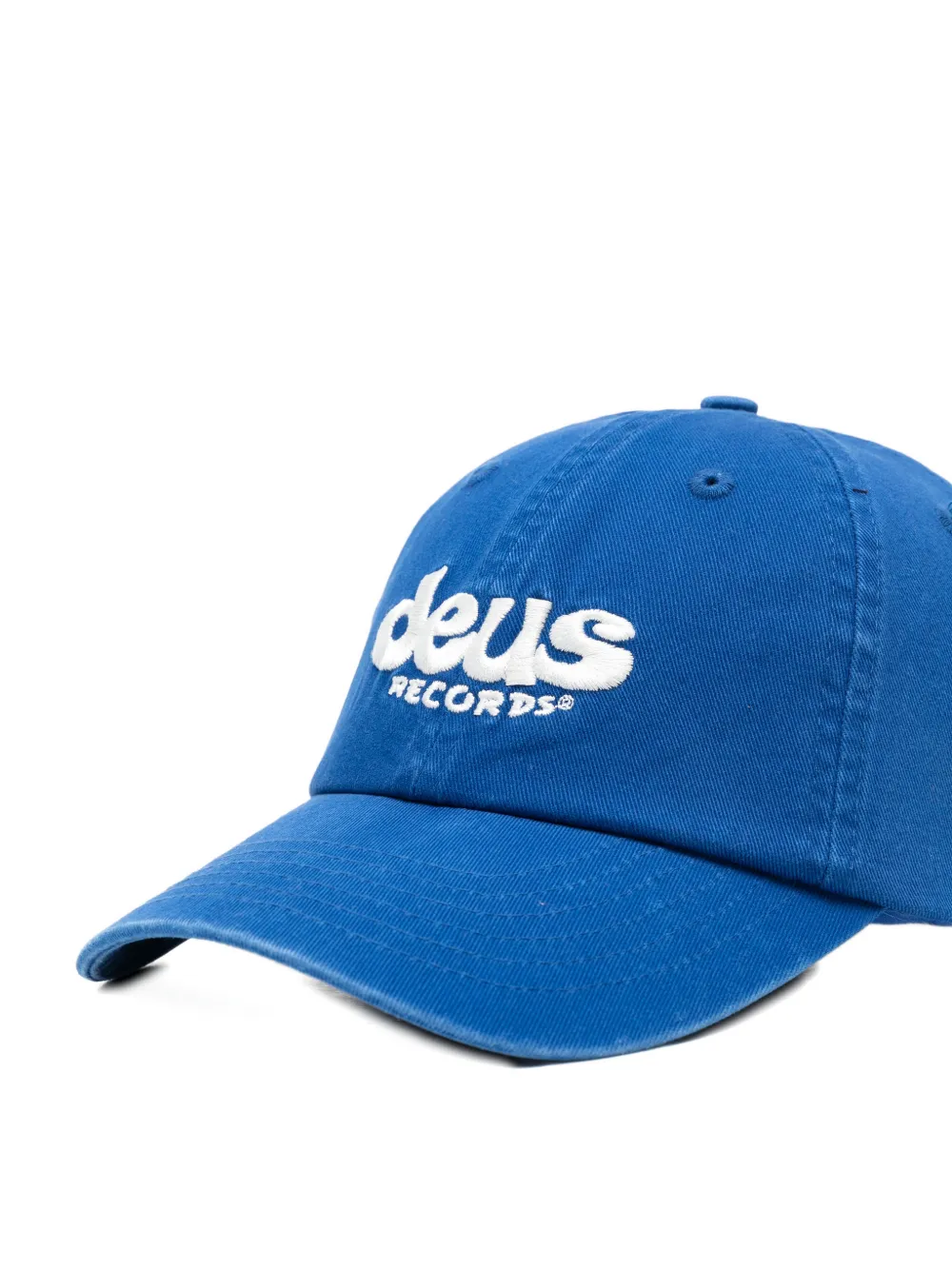  Deus Ex Machina Smile Dad Embroidered Cap - Blue 