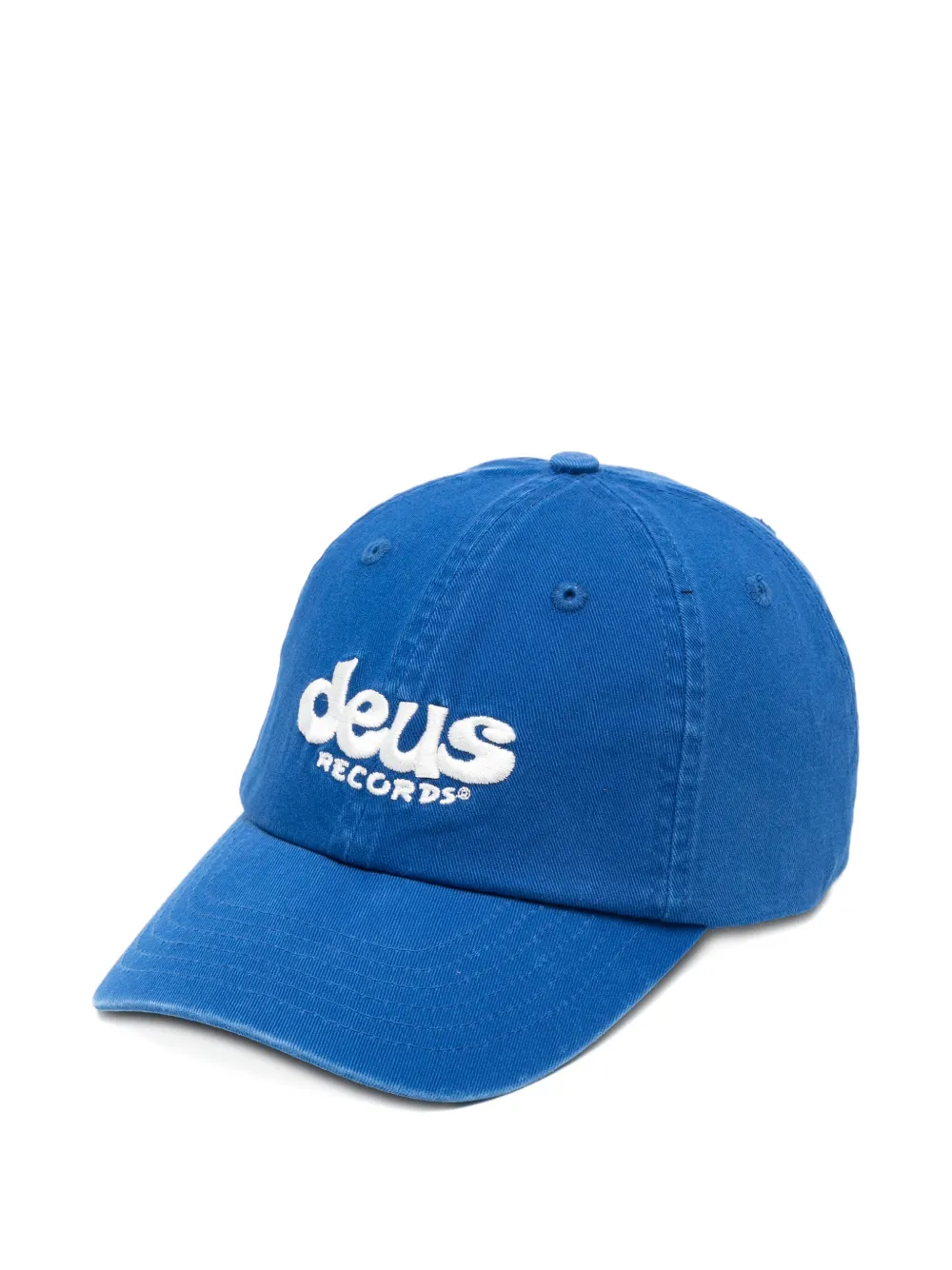 Deus Ex Machina Smile Dad embroidered cap - Blu
