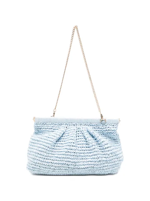 Marella Paprica woven chain clutch bag