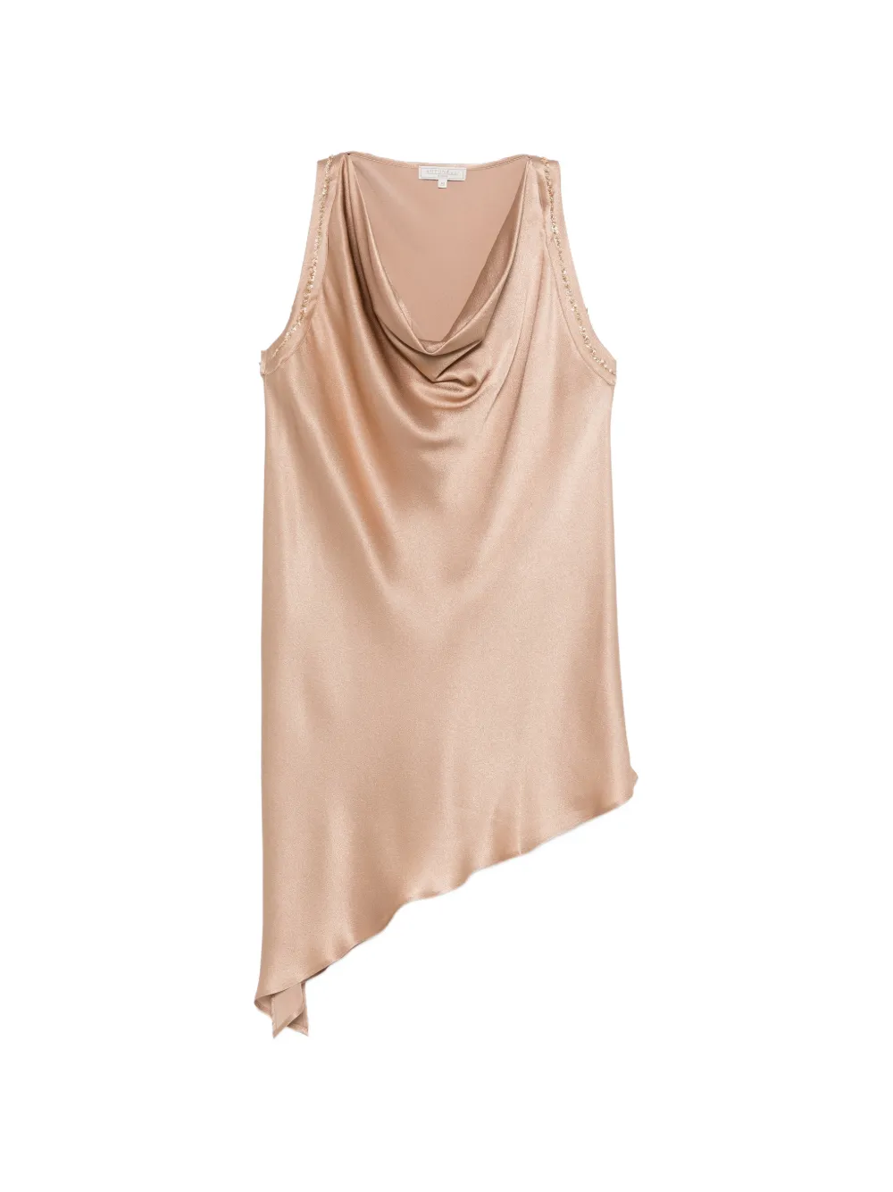 Antonelli Becky embellished draped blouse - Toni neutri