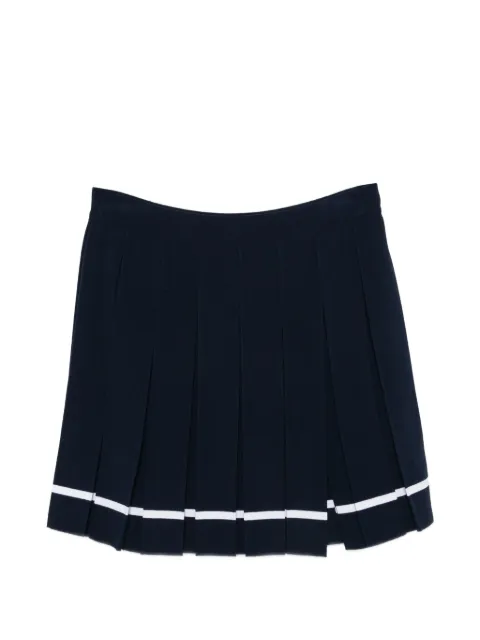 Iceberg pleated striped mini skirt