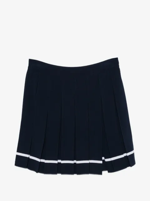 Iceberg pleated striped mini skirt