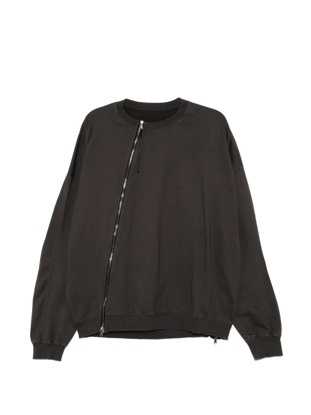 The Viridi-Anne sweat zip-up cardigan - Grigio