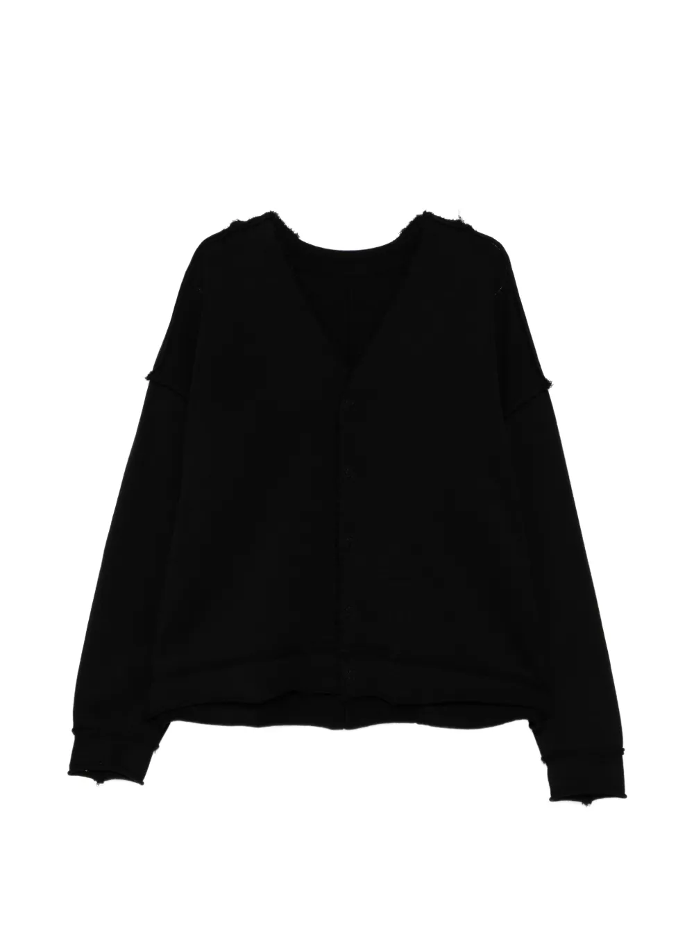 The Viridi-Anne fringed cardigan - Nero