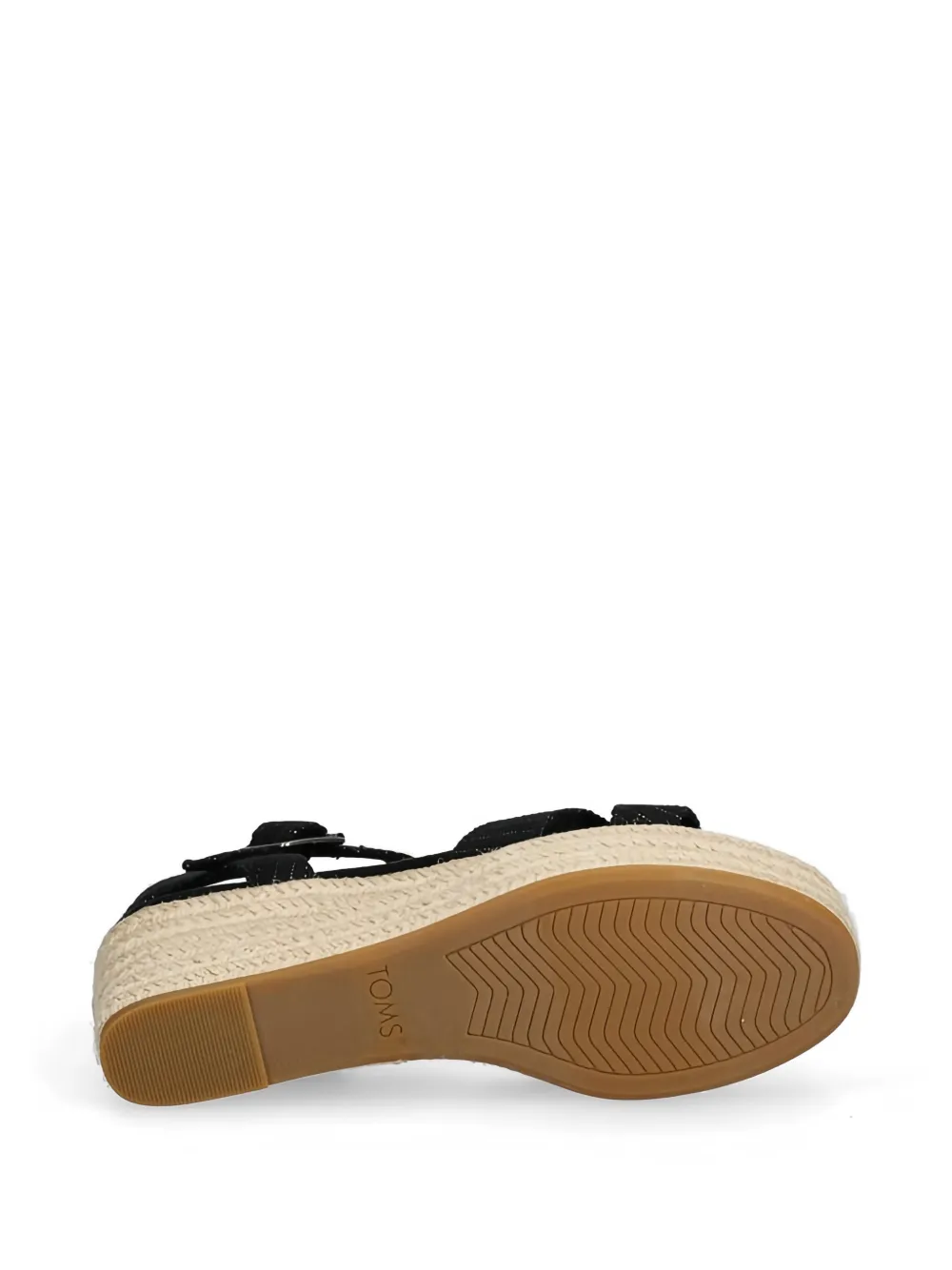 Toms Audrey espadrilles met gesp Zwart