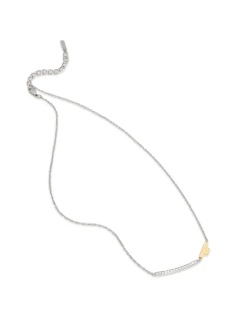 Trussardi collar con detalles de cristal