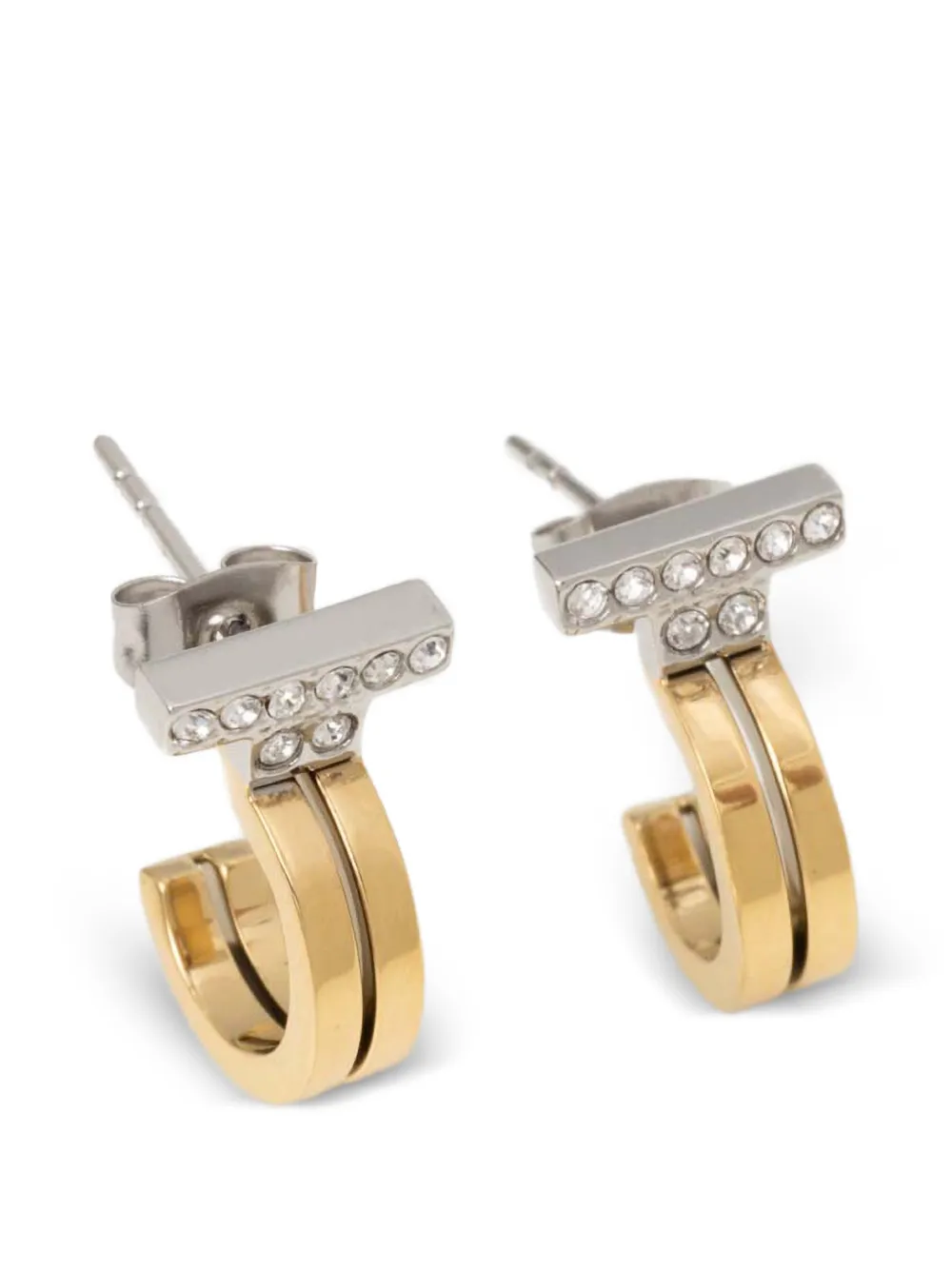 Trussardi Offene Creolen - Gold