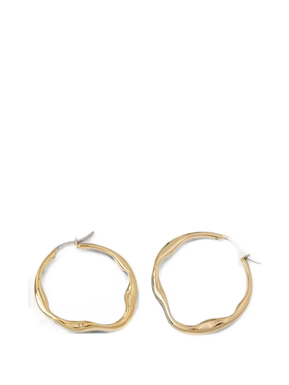Trussardi irregular hoop earrings - Oro