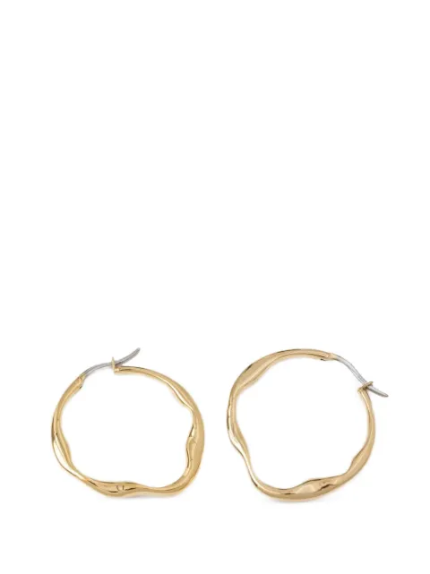 Trussardi irregular hoop earrings