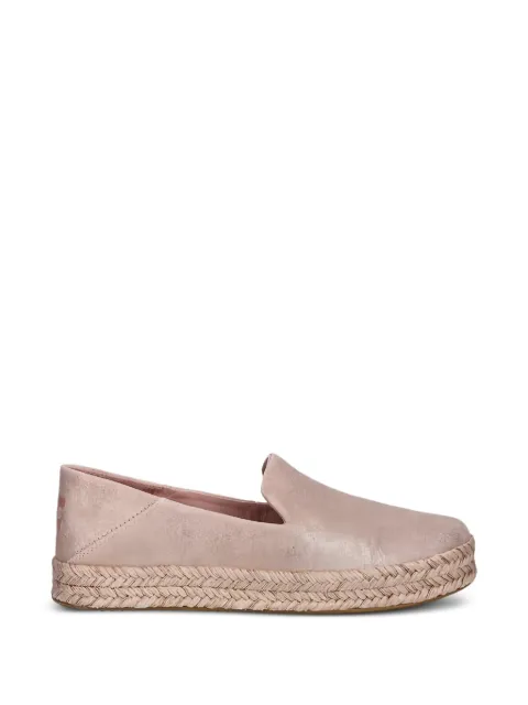 Toms metallic flat espadrilles