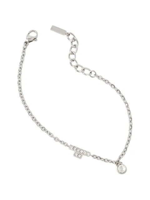 Trussardi crystal chain bracelet