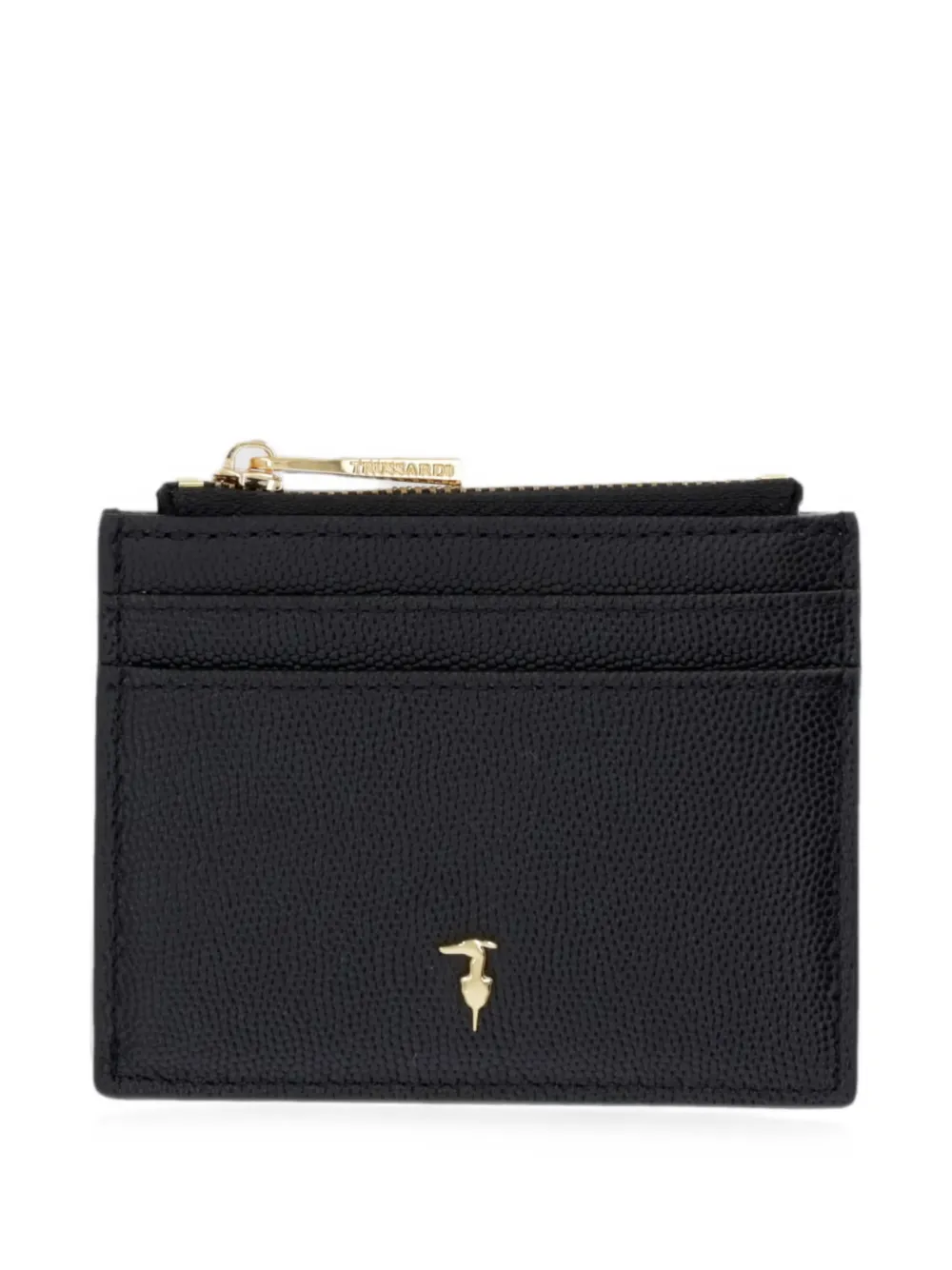 Trussardi Portacarte con stampa - Nero