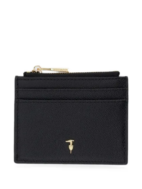 Trussardi zip animal-motif card holder