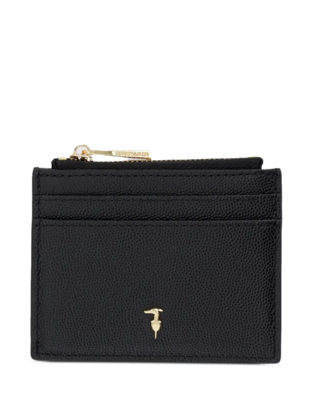 Trussardi Portacarte con stampa - Nero