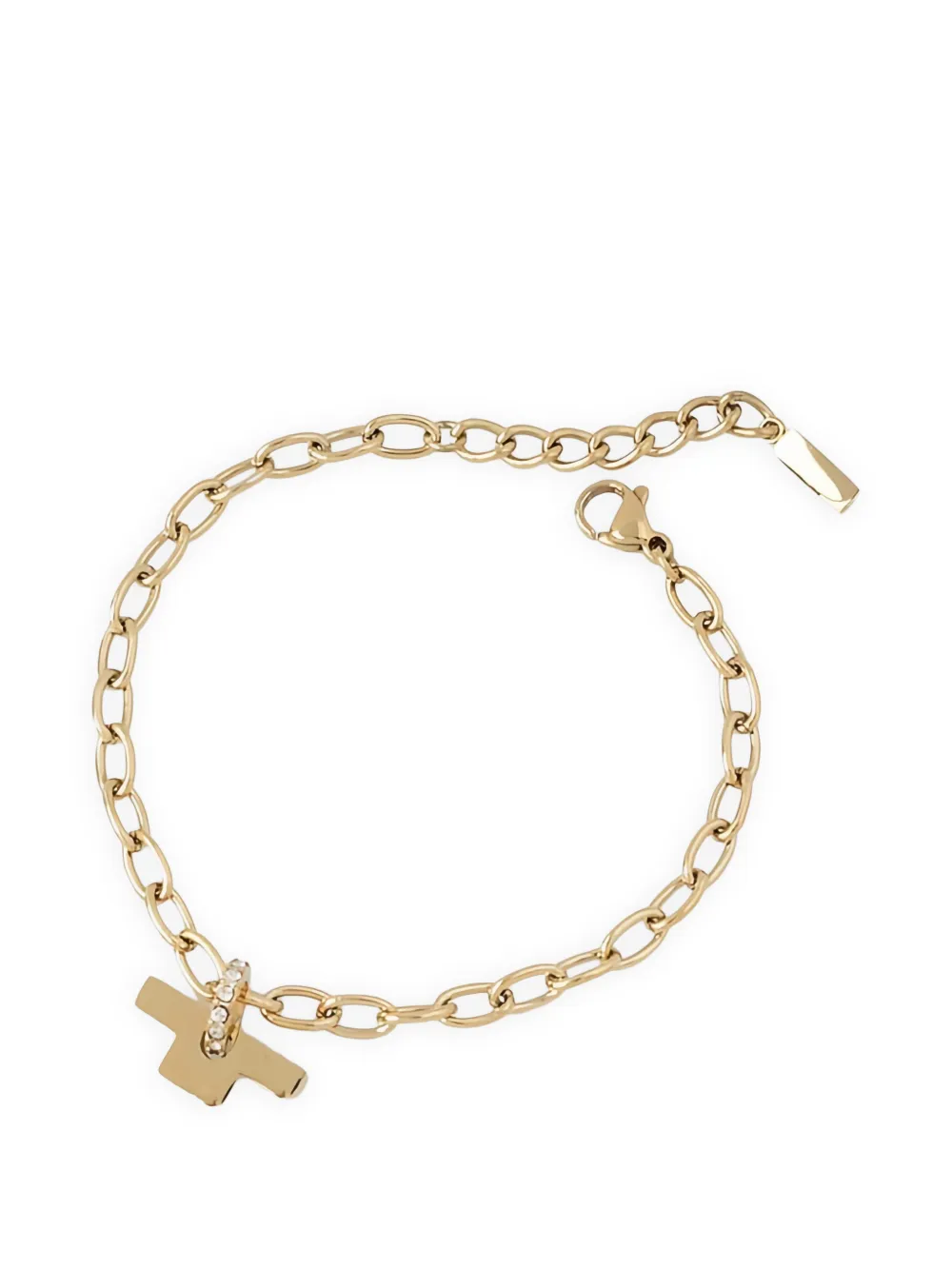 Trussardi charm chain bracelet - Oro