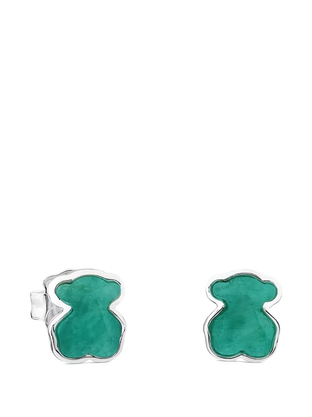 TOUS flower drop earrings - Verde