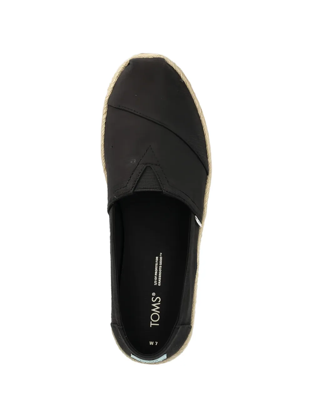 Toms Rope 2.0 panelled espadrilles Zwart